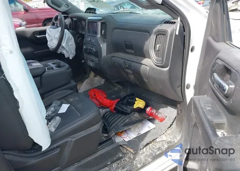 2023 Chevrolet Silverado 1500 2Wd Long Bed Wt из США, поврежденный, VIN 3GCNAAEK5PG152526